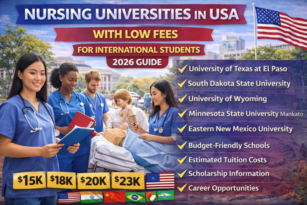 Nursing Universities in the USA with Low Fees 