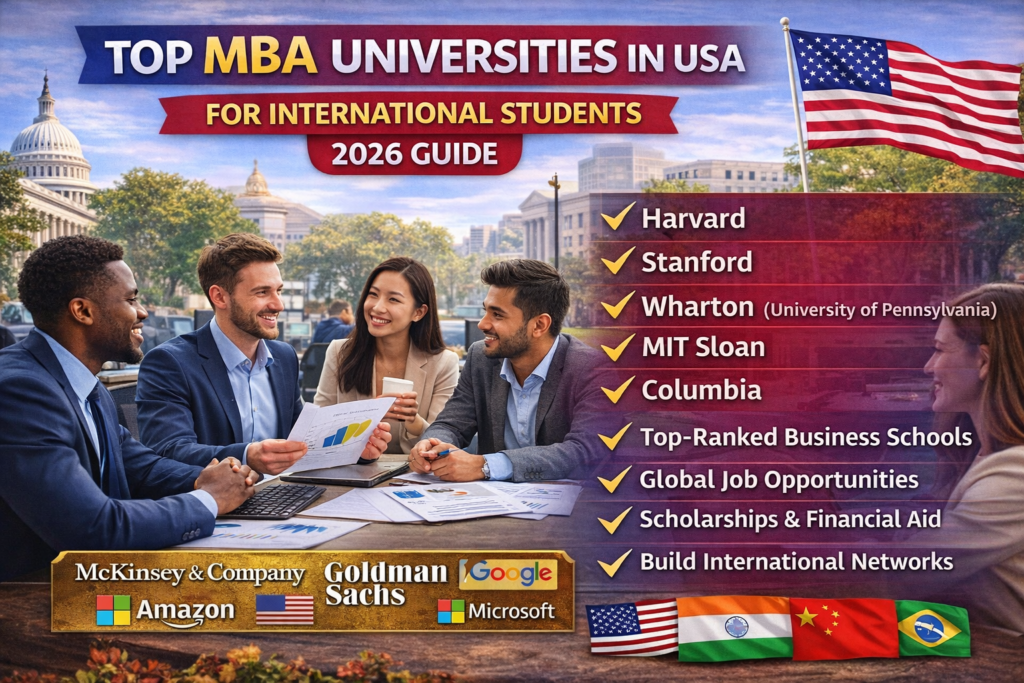 Top MBA Universities in USA for International Students